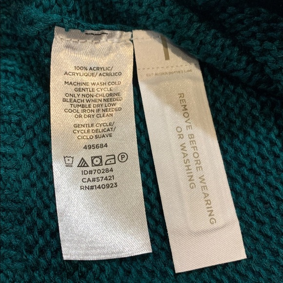 LOFT Dark Teal Emerald Knit Sweater Tank - Picture 10 of 10